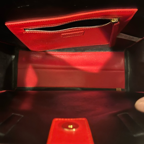 Versace Collection Large Red Tote - Picture 5 of 8